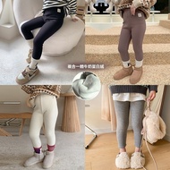 Daddy Buy it | Winter Korean Version 90-160cm [Fleece Added] Children Warm Slim-Fit Skinny Pants Gir