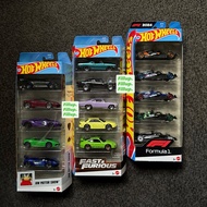 Hot Wheels Ferrari 5 pack Fast and Furious F1 Formula 1