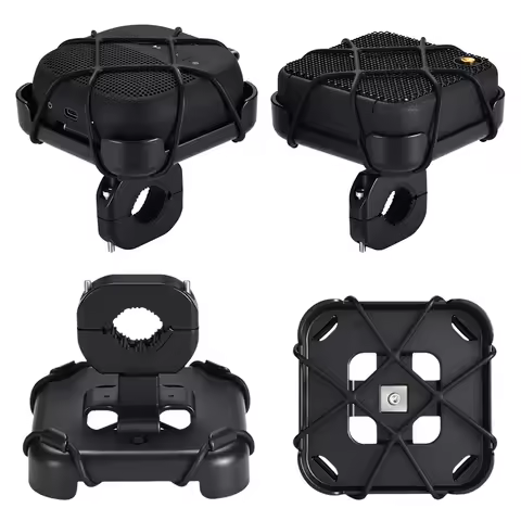 Bike Motocycle Mount Bracket Holder for Bose SoundLink Micro 2 Accessories with Elastic Silicone Gri