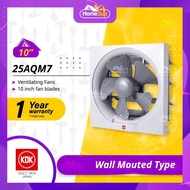 KDK Wall Ventilating Exhaust Fan 25aqm7 - Kitchen Ventilator (10″ - Fan Blade) 25aqm aqm Kipas Ekzos