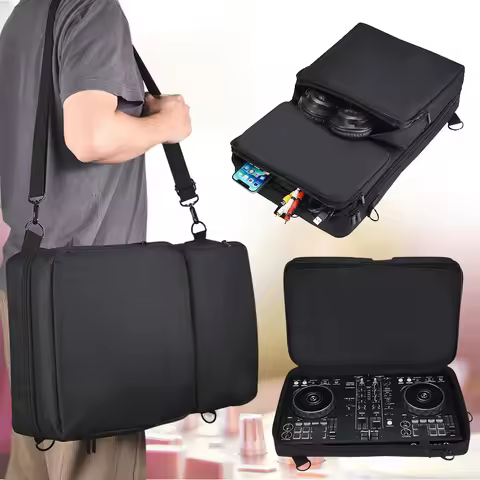Portable DJ Disc Player Carrying Case Scratch-resistant DJ Turntables Protective Case Accessories fo