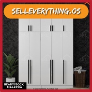 (SHOCKING SALE)  5X8FT 2/ 4/6/10 DOORS WARDROBE WITH TOP almari baju/kabinet baju almari baju budak/