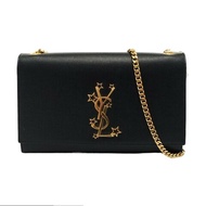 YSL KATE 中號黑色牛皮單肩包斜挎包
金色五金