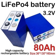 LiFePO4 3.2v 3.6V 80Ah 82Ah high capacity LFP Rechargeable High Drain long cycle battery solar energ