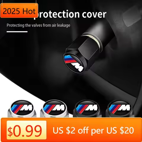 2025 New 5pcs Car Wheel Tire Valve Cap Dust Protection Cover Accessories For BMW E93 F10 F20 F30 F40