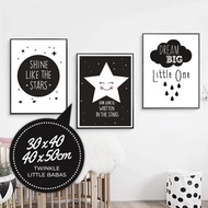 Room for Tots Twinkle Little Babas 30x40/40x50cm HD Canvas Print