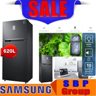 SAMSUNG TWIN DOOR REFRIGERATOR 620L DIGITAL INVERTER SAM-RT53K6271BSME PETI SEJUK 2 PINTU