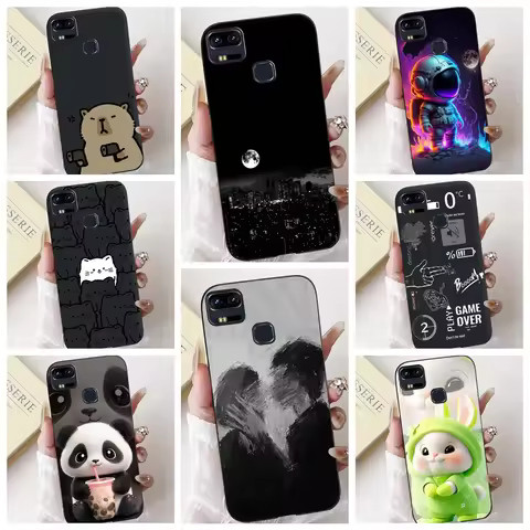 For ASUS ZenFone 3 Zoom S ZE553KL ASUS ZC553KL ZD553KL ZC554KL ZE554KL Case Astronaut Dragon Cartoon