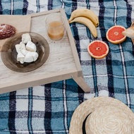 Bed Tray with Folding Legs / Breakfast in Bed Table / Breakfast Serving Tray