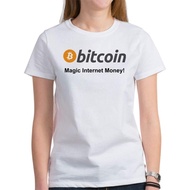 Men's cotton T-shirt CafePress Bitcoin: Magic Internet Money T Classic Tshirt 4XL , 5XL , 6XL