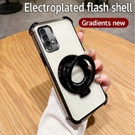 Fashion Plating Magnetic Bracket Case For Redmi Note 10T 10 5G Redmi Note 9S 9 Pro Max Redmi Note 8 