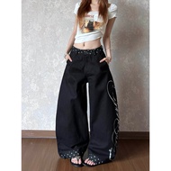 American Hot Girl Multi-Pocket Heavy Overall Jeans - Wide-Leg Dune Look