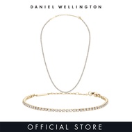 Daniel Wellington Gift Set - Classic Tennis Bracelet G + Classic Tennis Necklace G - Jewelry + Jewel