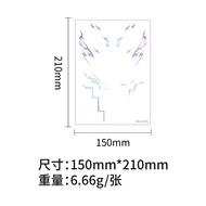 New Devil Girl Group Tattoo Sticker COS Rumi Rumi Makeup Laser Tattoo Sticker And