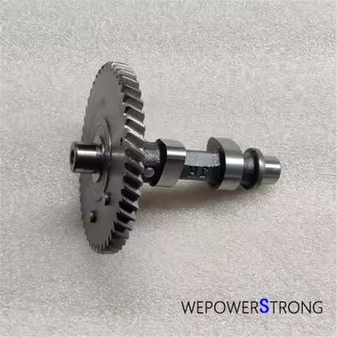 Steel Camshaft Assy. W/ 48 Tilt Teeth Fits for GX160 GX200 168F 170F 5.5-7.5HP Gas Engine 2KW 2.5KW 