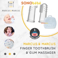 Marcus & Marcus Finger Toothbrush & Gum Massager Set - Baby Tongue Gum Toothbrush