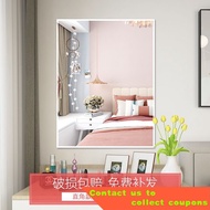 Makeup Mirror Dressing Table Home Bathroom Dormitory Desktop Simple Stickers Wall-Mounted Mirror Punch-Free XXDD