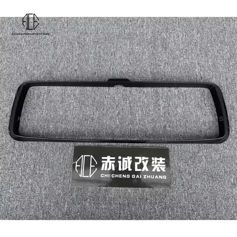 Car Real Dry Carbon Fiber Front Grille Frame Trim Decoration For Mercedes Benz G Class W464 G Wagon