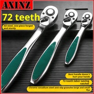 72 Tooth Ratchet Wrench CRV Steel Drive Ratchet Set