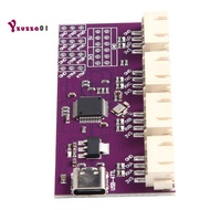USB to 4-Port TTL Serial Port Module 6Mbps High-Speed CH344 Chip Communication Conversion Module 6Mb