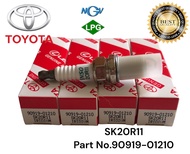 (ราคาต่อ1 ตัว) หัวเทียน TOYOTA ยี่ห้อ DENSO IRIDIUM SK20R11 PART NO 90919-01210 สำหรับรถ Camry Wish