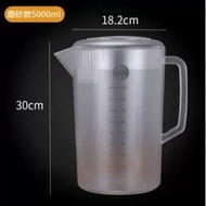 耐高溫加厚塑膠冷水壺5L大容量涼白開水壺PP茶水壺果汁壺
