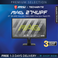 MSI MAG 274UPF | 27" 4K UHD | 1ms GtG | 144Hz | AMD Free-Sync | Rapid IPS | Gaming Monitor