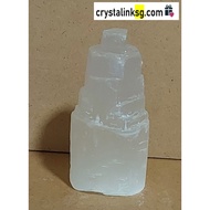 [SG Ready Stocks] Natural Selenite Crystal Tower 9-10cm (Cleanse &amp; Recharge Crystals) Crystal Lamp  透石膏塔/白石膏