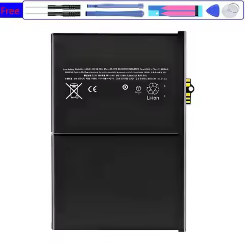 Portable Battery 5900mAh-11560mAh For Apple iPad 10 5 2 7 8 9 1 3 4 6 Air 5 5th 1 2 A2588 A1484 A139