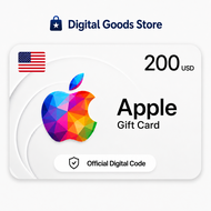 บัตรของขวัญ Apple App Store สหรัฐฯ $200 | รหัสดิจิทัล | ส่งอัตโนมัติ