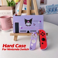 Compatible For Nintendo Switch V1 / V2 / OLED Purple Kuromi Hard Case Switch Accessories Game Console Handle Protector PC Hard Cover Gaming&amp;Consoles