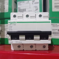 Mcb Schneider C120N C100 100A 3P 3Phase 10Ka A9N18367