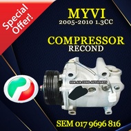 PERODUA MYVI OLD MODEL 2005-2010 YEAR 1.3CC MODIFY JAPAN MITSUBISHI RECOND COMPRESSOR (CAR AIRCOND S