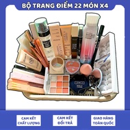Combo 22 Piece X4 Face Makeup: Make-Up Setting Spray, Sunscreen Spray, Lameila Foundation, Primer, P