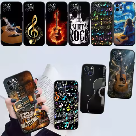 HU29 Music guitar Phone Case for Motorola Moto Edge 70 G06 G67 G77 G87 Fusion Pro Power Plus G MAX