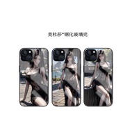 OPPO美女玻璃蘋果斗破蒼穹手機殼