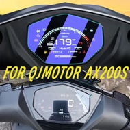 Anti-Glare Tinted Dashboard Screen Protector Anti-Scratch Instrument Film For QJMOTOR AX 200S