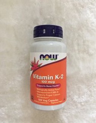Now Vitamin K2 100 mcg 100 veggi capsules ✨維他命K2 100微克 100粒膠囊✅ 順豐/郵寄 ‼️ 面交只限將軍澳站