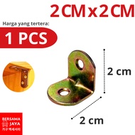 SIKU L-Shaped Angle Plate Angle Bracket for Shelf Support 2 cm x 2 cm
