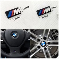 Mpower Mtech Emblem Badge Wheel BMW Car Sticker For E90 E60 F30 F10 G01 G20 G30 E84 F48 F39 F25 G01 