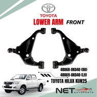 TOYOTA LOWER ARM FRONT TOYOTA HILUX KUN25 ( 48068-0K040 RH & 48069-0K040 LH )