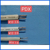 ℗ ◺ ☫ PDX Electrical Wire #14/1.6mm, #12/2.0mm and#10/ 2.6mm (1meter)