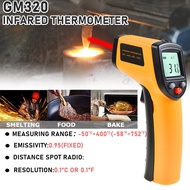 GM320 Laser LCD Digital Industrial Thermometer Infrared Thermometer Temperature Meter Gun Non-Contac