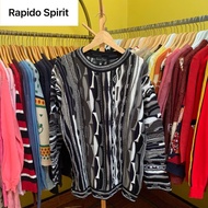 sweater rajut vintage RARE brand RAPIDO SPIRIT ala COOGIE