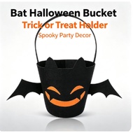 Halloween Pumpkin Bucket, Halloween Decorations, Portable Candy Basket