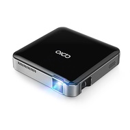 APIO 100" Clear Imaging Smart Mini DLP Pocket Projector HDMI, USB-A, High Resolution Display for Str