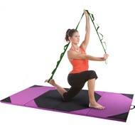 Leather Gymnastics Mat Dance Exercise Mat Four-Fold Fitness Mat Private Education Fitness Mat Yoga M