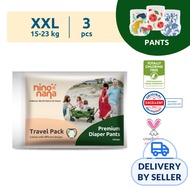 Nino Nana Diaper Pants Travel Pack - XXL (15-23kg)