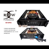 POWER AMPLIFIER RDW ND18PRO 4 CHANNEL ORIGINAL ND 18 PRO