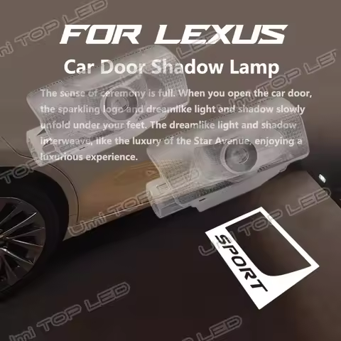 For LEXUS ES RX IS LS LM GX RZ LX LC RC UX LED Car Door Welcome Shadow Light F Sport Laser Projector